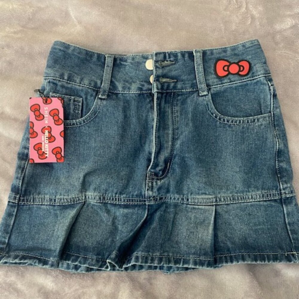 Hello Kitty Jean Mini Skirt